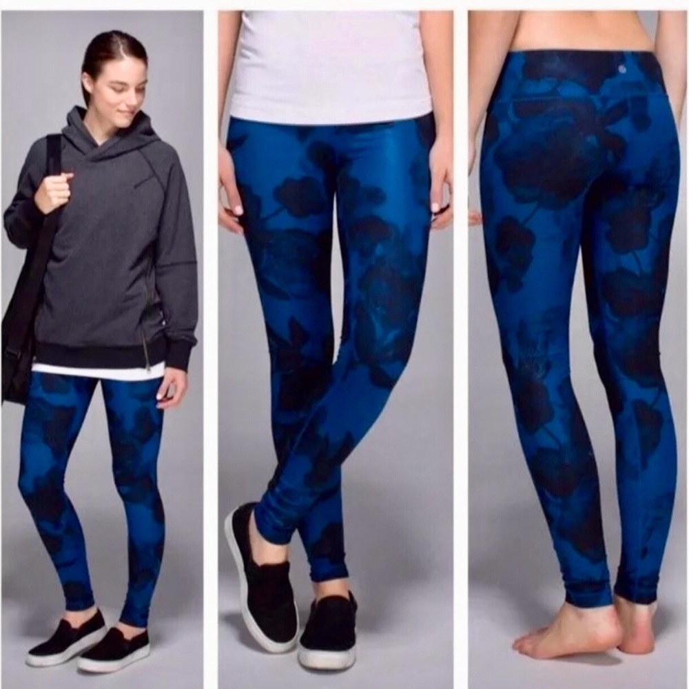 Lululemon Wunder Under Floral Full Length Leggings